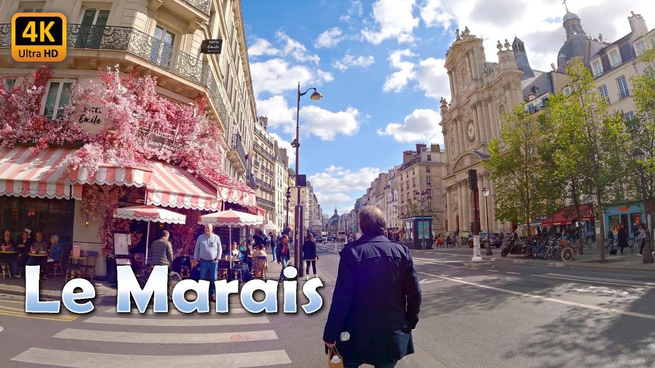 ???? ?? [4K] Paris - 3/4th arr. | Le Marais | A Nice Autumn Day Amazing Walking Tour
