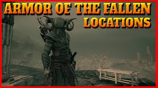 The Fate Of Atlantis Armor of the Fallen Locations (Poisoner, Epiktetos, Deianeira and Swordfish)