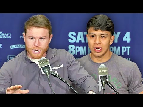 Canelo vs Jaime Munguia • HEATED Final Press Conference & Face Off Video