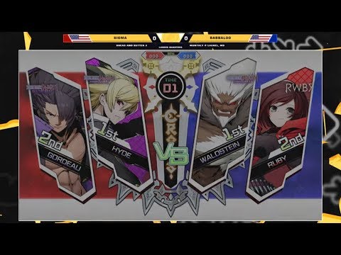 BnB 3 BB:CTB - Sigma Vs. Babbaloo - BlazBlue: Cross Tag Battle Losers Quarters