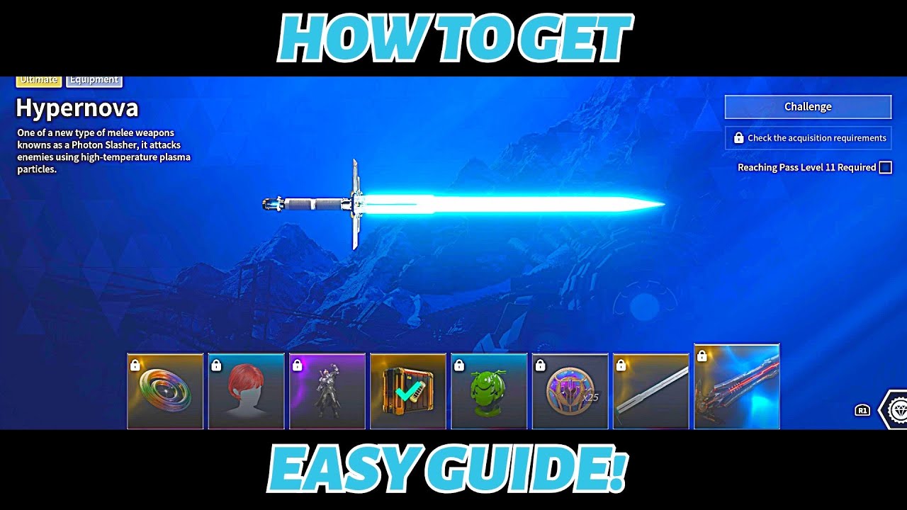 How To Get Hypernova Sword Ultimate Weapon!-The First Descendant