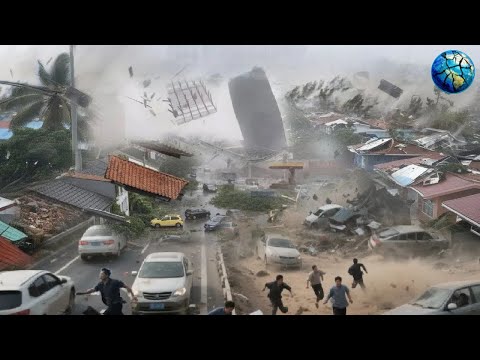 CHINA: MONSTER Typhoon TAPAH DEVASTATES Country – 60,000 People Evacuated