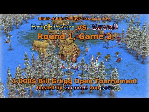 Bill Gregg Open Tournament, R1 - Brickhead vs. Savali, Game 3 - Age of Mythology: The Titans