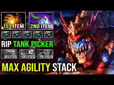 This is WHY You Can't Pick Tanker Against Slark | 100% Free Stack Max Agility 1st Item Midas DotA 2