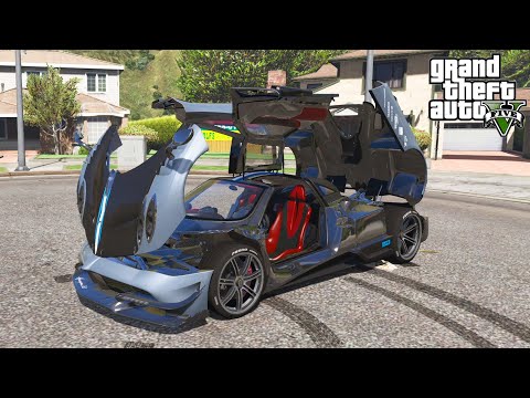 Mobil Termahal DUNIA Pagani Huayra BC terkencang GASS NGAB - GTA V MOD INDONESIA SULTAN UPIN IPIN