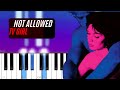 TV Girl - Not Allowed (Piano Tutorial)