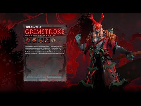 Dota 2 New Hero 2018 Spotlight Grimstroke