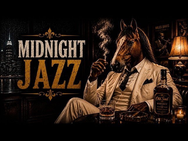 Slow Jazz for Nights That Never End | Midnight Jazz Noir 🎷🌧️