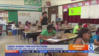 LAUSD students return to school with new screen time rules