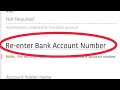 What Is Re-enter Bank Account Number || Re-enter Bank Account Number kya hota hai