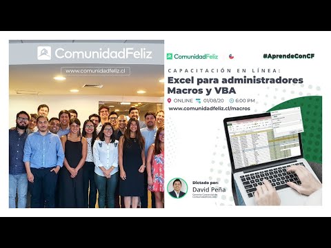 ComunidadFeliz.com: Macros para Administradores de Condominios 01/08 - 5 PM (MX) 6 PM (Chile)