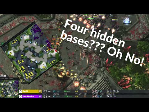 Heromarine (T) Vs. Byun (T) on Moondance! [Starcraft 2 cast]