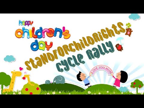 Cycle Rally|International Children's Day|Stand for Child Rights