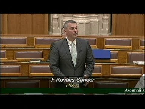F Kovács Sándor azonnali kérdése és Völner Pál válasza