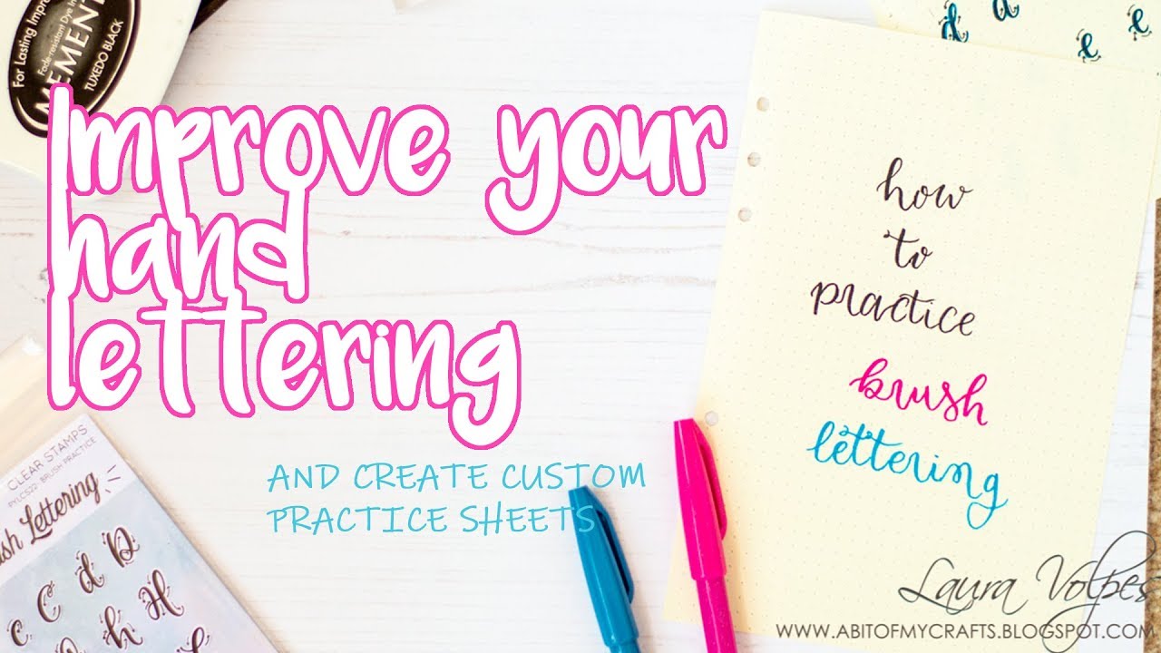 How to Improve Your Hand Lettering | Pink Your Life Brush Lettering Practice