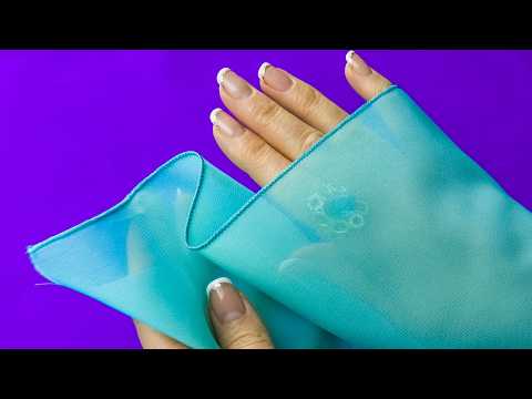 🌈 How to Easily Sew a Fine Very Narrow Rolled Hem on Sheer Fabric (Part #58)