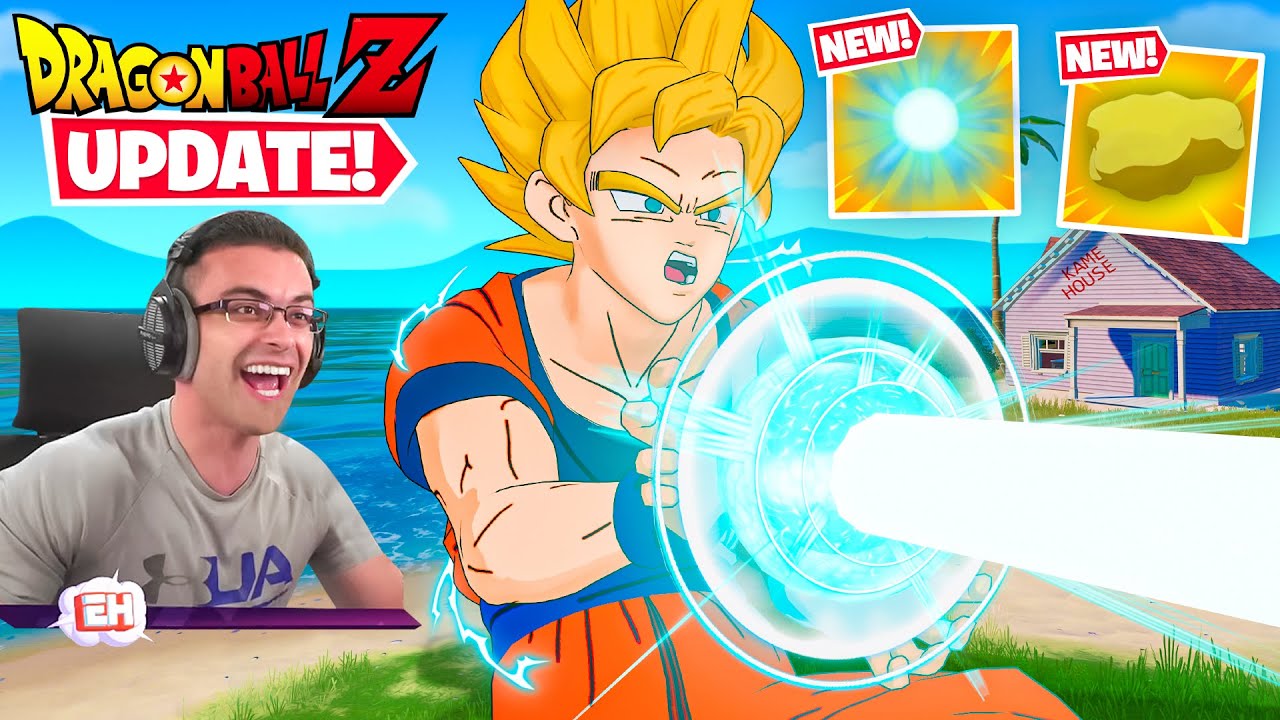 Nick Eh 30 reacts to Dragon Ball Z in Fortnite!
