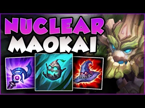 DON'T FACE CHECK BUSHES AGAINST THIS MAOKAI! NUKE MAOKAI IS 100% ABSURD! League of Legends Gameplay