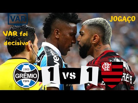 VAR FOI DECISIVO ! Grêmio 1 x 1 Flamengo (GLOBO)  Melhores Momentos - Libertadores 2019
