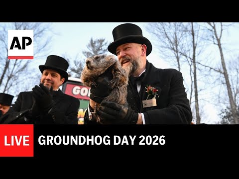 Video Thumbnail: Groundhog Day 2026: Watch if Punxsutawney Phil sees his shadow