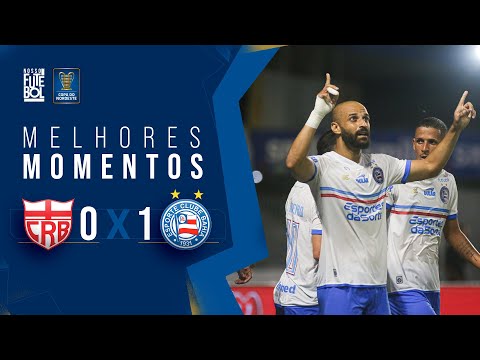 Gols e lances de CRB x Bahia