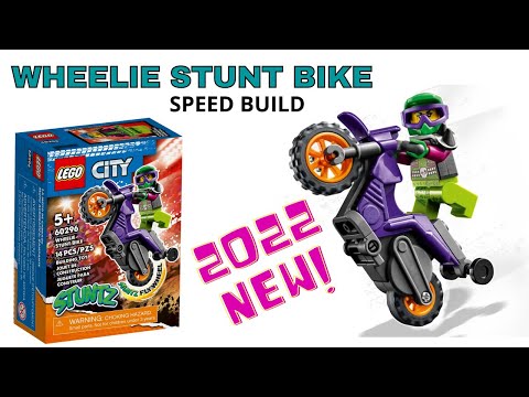 Vidéo LEGO City 60296 : La moto de cascade Roue arrière