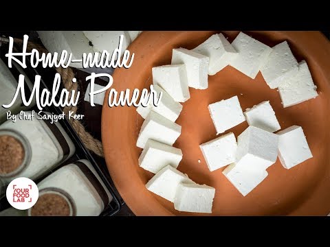 Home-made Malai Paneer | How to make malai paneer at home recipe | Chef Sanjyot Keer