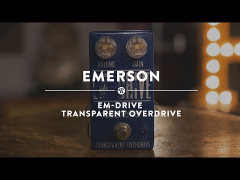 Emerson EM-Drive Transparent Overdrive 2010s - Turquoise image 8