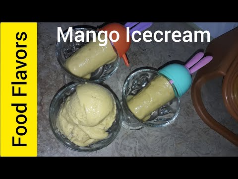 Mango Icecream 😋 Food Flavors By Nasreen Akhtar