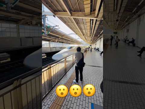 Japanese bullet train🚅😮 #japan #bullettrain #shinkansen #fypシ #fyp