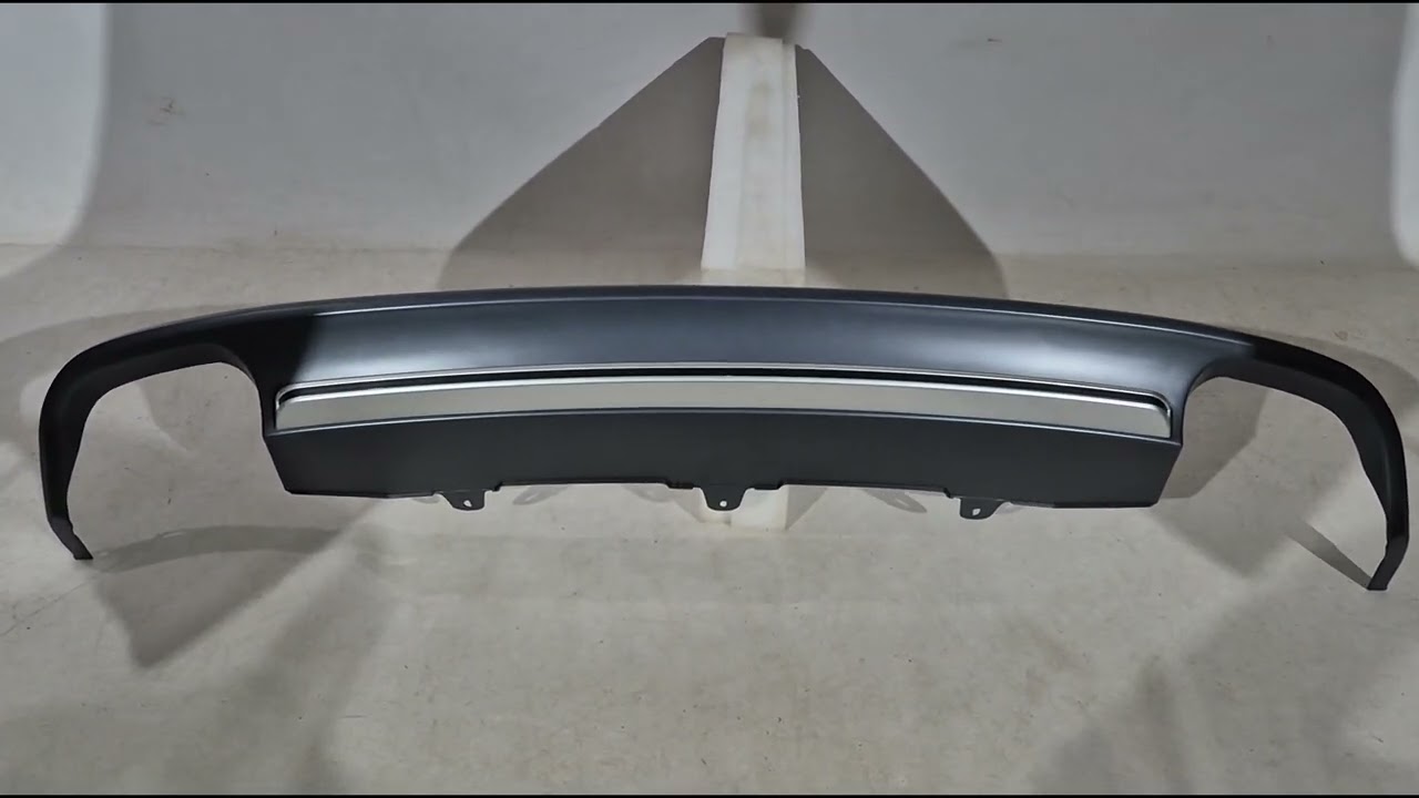 Audi A6 C7 2011-2017 гг. Диффузор заднего бампера DPT V1 (2011-2014) Video 1