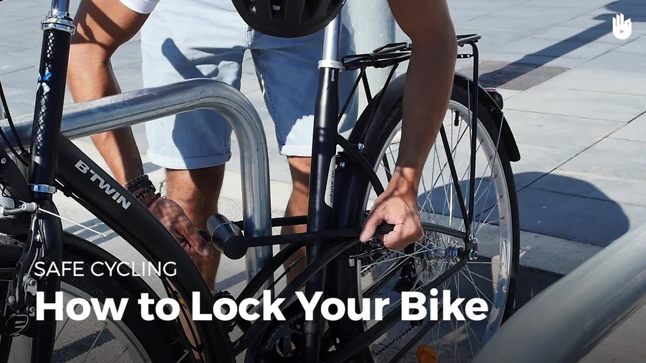 How to Lock a Bike Tips for Safer Cycling Sikana