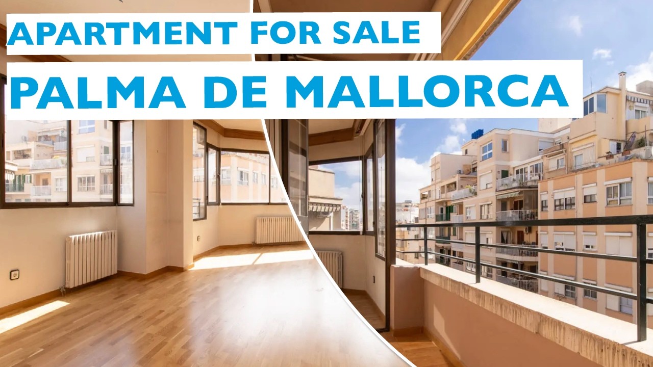Spacious and sunny apartment with great potential in Palma city center