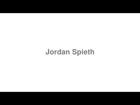 How to Pronounce "Jordan Spieth"