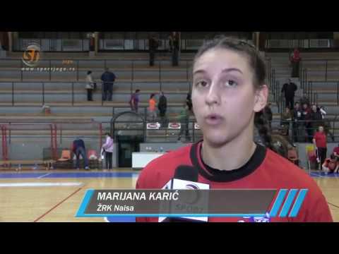 ŽRK Naisa - ŽRK Bor 32:26; Niš, 31.3.2018.