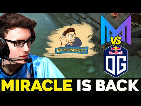 Miracle is BACK! NIGMA vs OG - Topson FIRST Hoodwink Mid Pick in Pro Dota 2