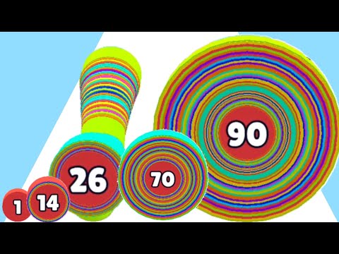 Level Up Circles Part 1 - ASMR Gameplay | Flexy Ring Layer Runner
