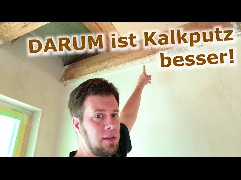 Innenwände verputzen: Warum du nur noch Kalkputz nehmen solltest | So arbeitet ein Profi