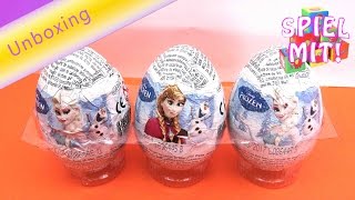 Überraschungseier Eiskönigin - Ü Ei auspacken deutsch Disney Frozen Edition Zaini