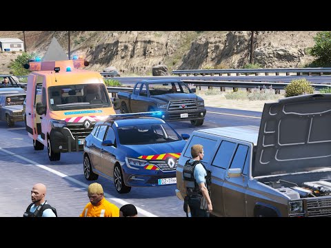 [GTA 5] GENDARMES INTERVENE ON THE HIGHWAY | LSPDFR #888