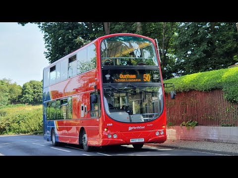Journey on Route 93 | MX07BSV/6188 - Go North East: Volvo B9TL/Wright Eclipse Gemini 2