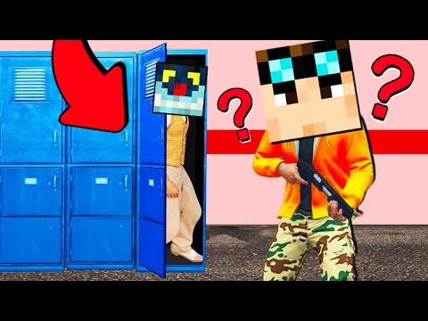 NASCONDINO NELLA SCUOLA DI GTA5 CONTRO I MIEI AMICI!!