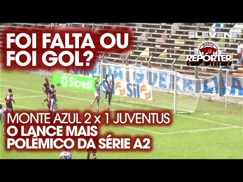 Lance polêmico em Monte Azul x Juventus | Paulista Série A2 2022 | Manto Juventino