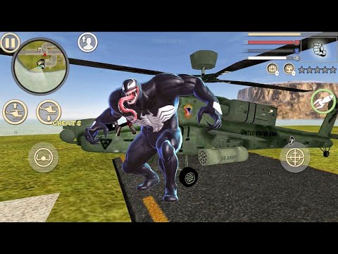 Venom Monster Rope Hero Vice Town Simulator Android/iOS Gameplay HD