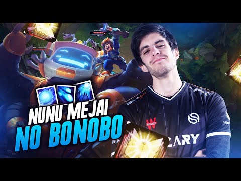 NUNU MEJAI CARRY NO BONOBO - Nunu Jungle SoloQ Patch 10.15