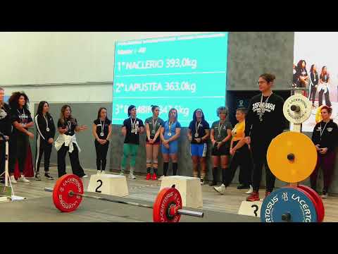 5° GARA NAZIONALE  DI PL CLASSIC MASTER M/F - DONNE MASTER 1-47,-57,-63,-69,-76,-84,+84 kg