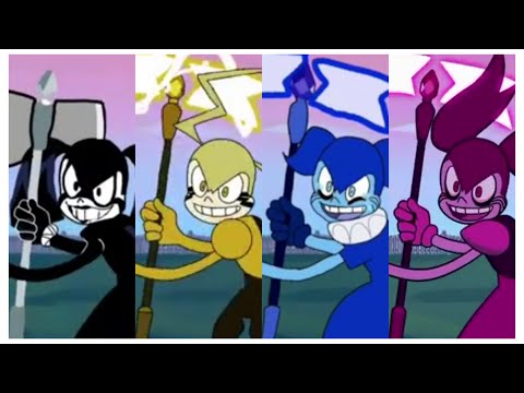 other friends spinel White, yellow, blue and pink [credits in description]