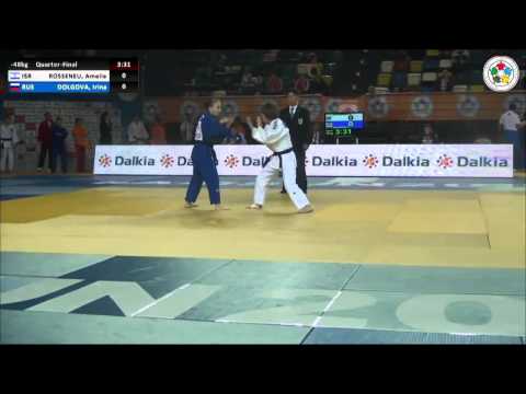 Amelie ROSSENEU (ISR) Vs Irina DOLGOVA (RUS) - Judo Grand Prix Samsun 2014 [-48kg]