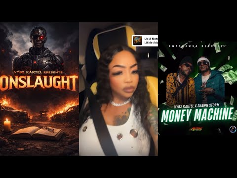 VYBZ KARTEL X SHAWN STORM ITS A MONEY MACHINE ONSLAUGHT WHILE SHORTY OUTSIDE IN A DI BMW👀👂😳🙄😱🔥