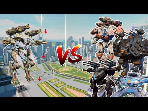 WR🔥 Eiffel[Nerf] VS All Titans Comparison |WAR ROBOTS|